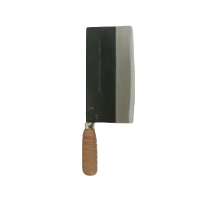 Thunder Group SLKF005HK Ping Knife, No. 3, 7-3/4" Length X 4" Width Blade, Wood Handle
