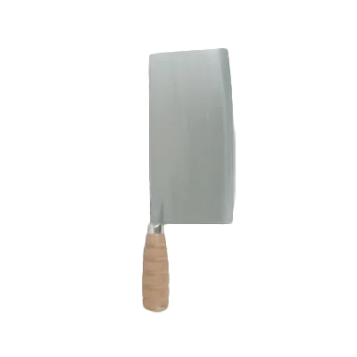Thunder Group SLKF018 Ping Knife, 8-1/4" Length X 4-1/4" Width Blade, Square Head, Wood Handle