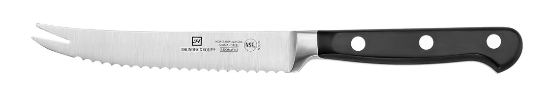 Thunder Group SLKF304 Tomato Knife, 5" Blade, Forged, German Steel