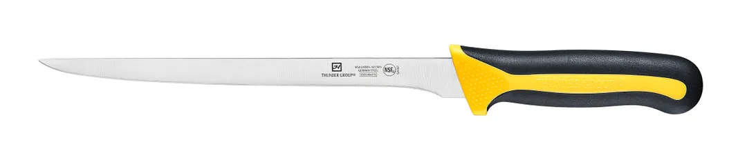 Thunder Group SLKF507 Fillet Knife, Flexible, 8" Blade, Soft-Grip Handles