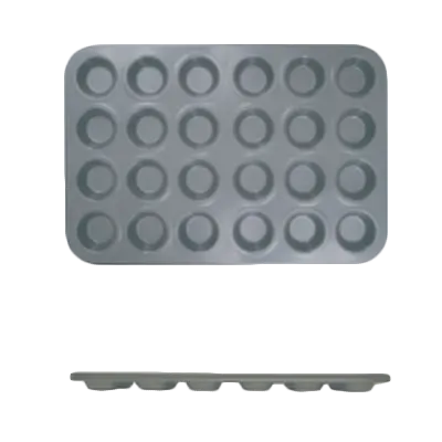 Thunder Group SLKMP124 Muffin Pan, 24 Cup, 1-1/2 Oz Each Cup, 15-1/4" X 10-1/2"