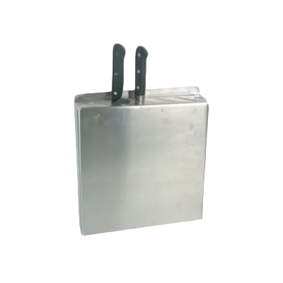 Thunder Group SLKR012 Knife Rack, 9 Slots (5 Knives, 2 Cleavers And 2 Butcher Steels), Wall Mount Or Countertop
