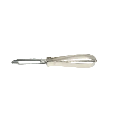 Thunder Group SLKVP006 Vegetable Peeler, Double Edge Floating Blade, Serrated Corer, Stainless Steel - Dozen