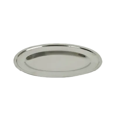 Thunder Group SLOP016 Serving Platter, 16", Oval, Stainless Steel