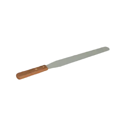Thunder Group SLPSP008 Icing Spatula, 8" Blade, Flexible, Wood Handle