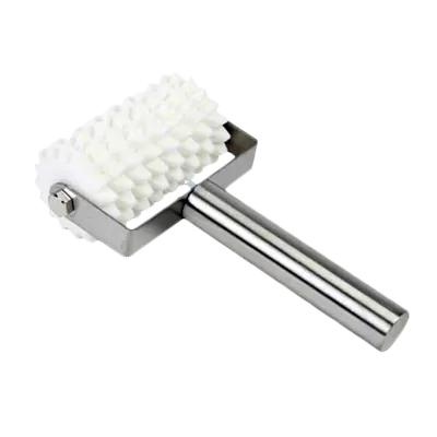 Thunder Group SLRD008 Roller Docker, 8 Wheels, Plastic Barrel, Stainless Steel Handle