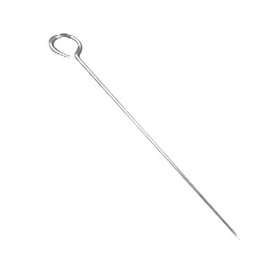 Thunder Group SLRK008 Skewer, 8"L, Round, Looped Handle - Dozen