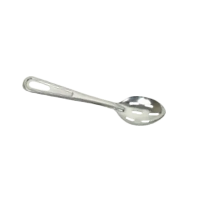 Thunder Group SLSBA212 Basting Spoon, 13" L, Slotted, Flat Handle, Stainless Steel