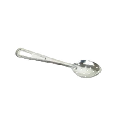 Thunder Group SLSBA213 Basting Spoon, 13" L, Perforated, Flat Handle, Stainless Steel
