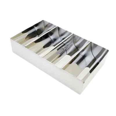 Thunder Group SLSCB04 Stainless Steel 4-Compartment Cutlery Box Utensil Holder
