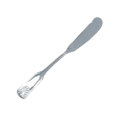 Thunder Group SLSS011 Butter Knife, 18/0 Stainless Steel, Mirror-Finish, Sea Shell - Dozen