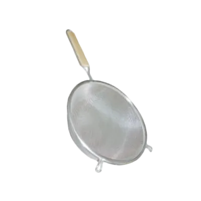 Thunder Group SLSTN3408 Strainer, 8" Dia., Double Medium Mesh, Pan Hooks