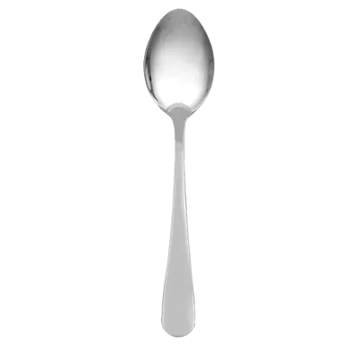 Thunder Group SLTE104 Dessert Spoon, 7.17", Simple Line-Trimmed Handle, 18/0 Stainless Steel - Dozen