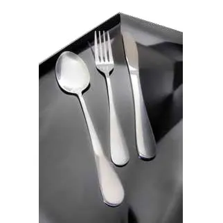 Thunder Group SLTE109 Dinner Knife, 8.78", Simple Line-Trimmed Handle, 18/0 Stainless Steel - Dozen
