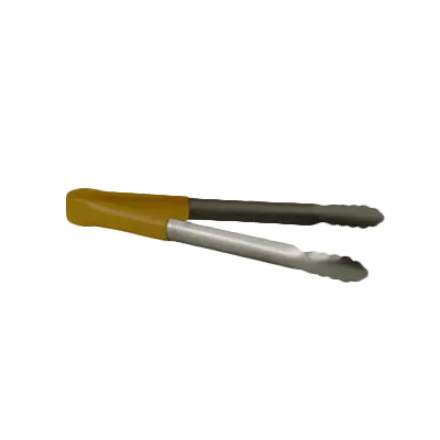 Thunder Group SLTG1600Y Utility Tongs, 16" L, One-Piece, Non-Slip, Yellow