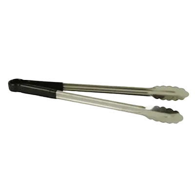 Thunder Group SLTG810B Utility Tongs, 10" L, One-Piece, Non-Slip, Blue