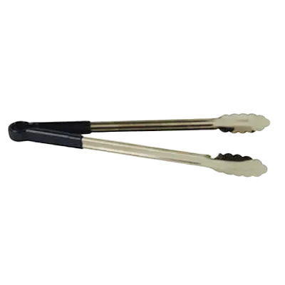 Thunder Group SLTG816B Utility Tongs, 16" L, One-Piece, Non-Slip,Blue