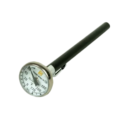 Thunder Group SLTH220C Pocket Thermometer, 1-1/8" Dial Display, 0° To 220° F Temperature Range