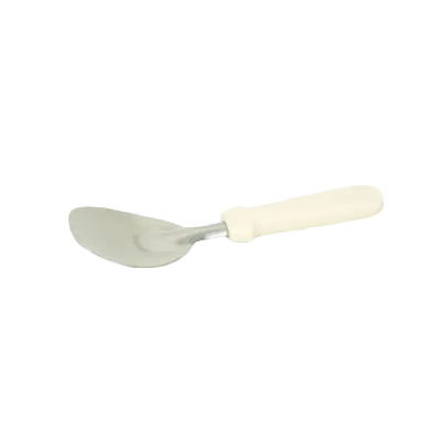 Thunder Group SLTHCS001 Ice Cream Spade – 6‑Inch Stainless Steel Blade with White Plastic Handle, Kitchen Utensil