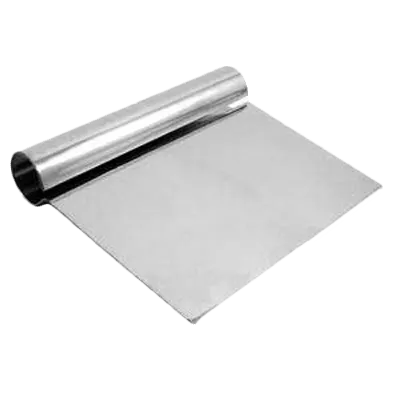 Thunder Group SLTHDS005 Dough Scraper, 5-1/4" X 4-1/4", Round Steel Handle, Stainless Steel