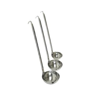 Thunder Group SLTL010 Ladle, 16 Oz. Capacity, Two-Piece Construction, Hooked Handle