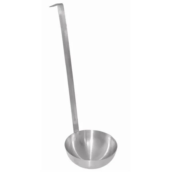 Thunder Group SLTL010 Ladle, 16 Oz. Capacity, Two-Piece Construction, Hooked Handle