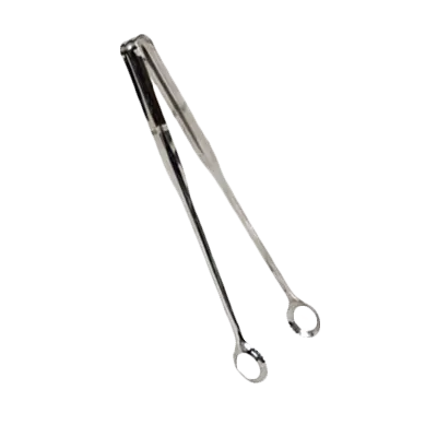 Thunder Group SLTTBN024 Bar-B-Q Tongs, 9-1/2"L, One-Piece, Stainless Steel