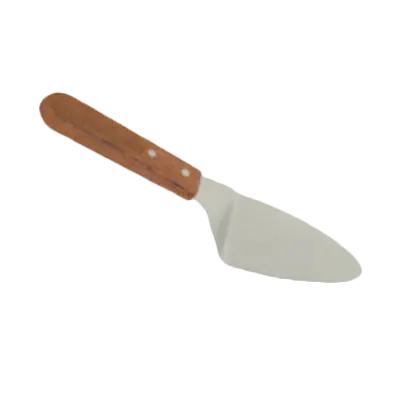 Thunder Group SLTWPS005 Pizza Server, 3" X 4-1/4" Blade, Wood Handle, Stainless Steel