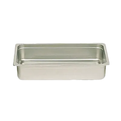 Thunder Group STPA2004 Steam Table Pan, Full Size, 4" Deep, Anti-Jam, 18/8 Stainless Steel