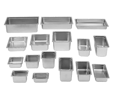 Thunder Group STPA2121 Steam Table Pan, 1/2 Size, 1-1/4" Deep, Anti-Jam, 18/8 Stainless Steel
