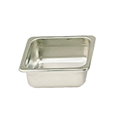 Thunder Group STPA2162 Steam Table Pan, 1/6 Size, 2-1/2" Deep, Anti-Jam, 18/8 Stainless Steel