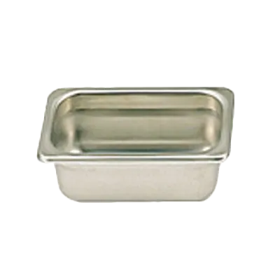 Thunder Group STPA2192 Steam Table Pan, 1/9 Size, 2-1/2" Deep, Anti-Jam, 18/8 Stainless Steel