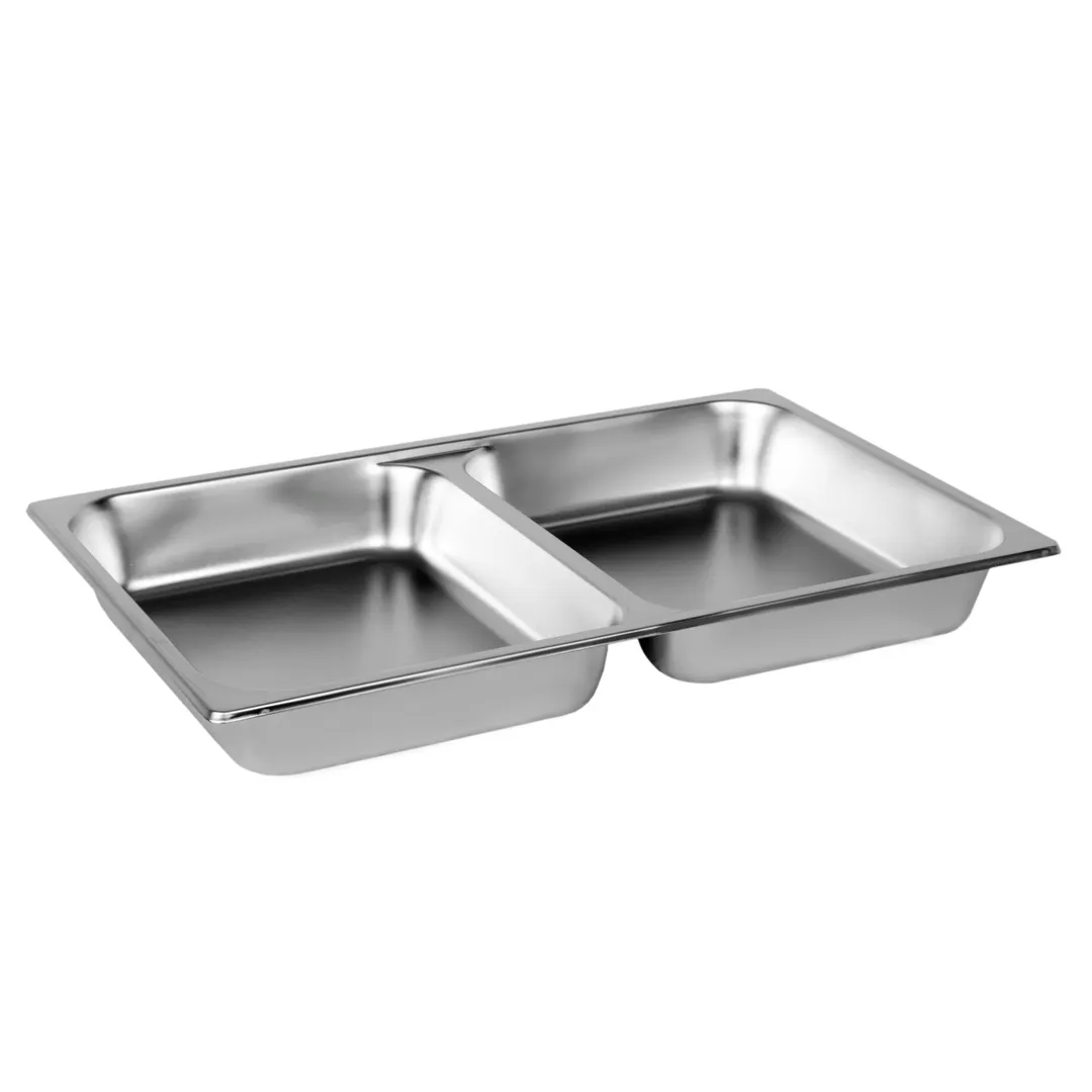 Thunder Group STPA3022 Stainless Steel Steam Table Pan – 2‑1/2" Deep, 24‑Gauge 18/8, 18/8 Stainless Steel