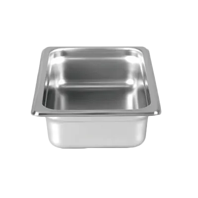 Thunder Group STPA3142 Steam Table Pan, 1/4 Size, 2-1/2" Deep, Anti-Jam, 18/8 Stainless Steel
