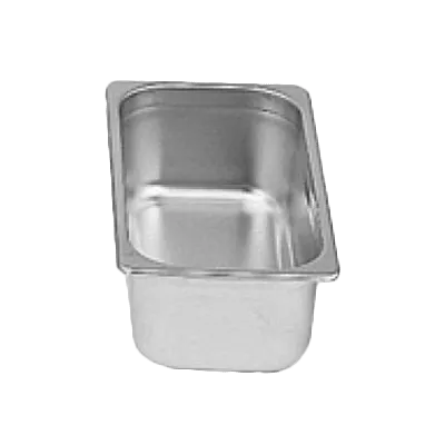 Thunder Group STPA3144 Steam Table Pan, 1/4 Size, 4" Deep, Anti-Jam, 18/8 Stainless Steel