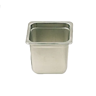 Thunder Group STPA3166 Steam Table Pan, 1/6 Size, 6" Deep, Anti-Jam, 18/8 Stainless Steel