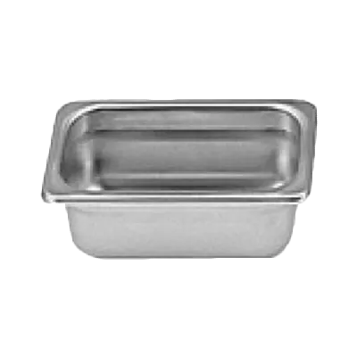 Thunder Group STPA3192 Steam Table Pan, 1/9 Size, 2-1/2" Deep, Anti-Jam, 18/8 Stainless Steel