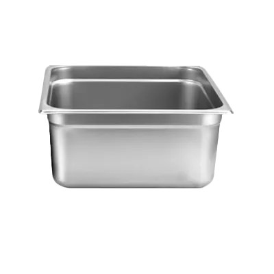 Thunder Group STPA3236 Steam Table Pan, 2/3 Size, 6" Deep, Anti-Jam, 18/8 Stainless Steel
