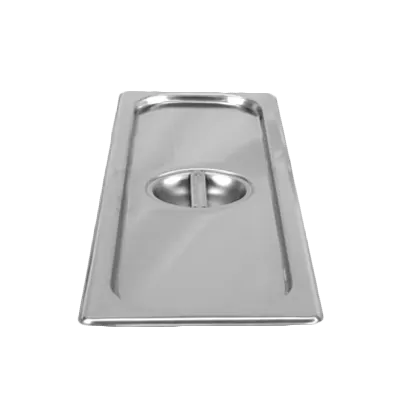 Thunder Group STPA5120CL Steam Table Pan Cover, 1/2 Size Long, Solid With Handle, Reinforced Corners