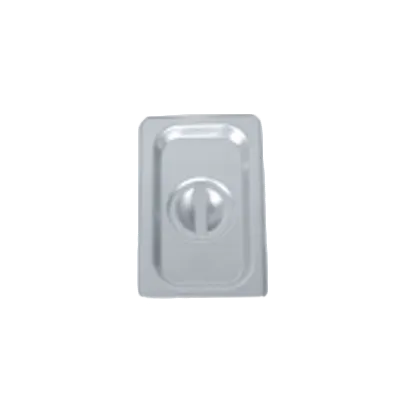 Thunder Group STPA5140C Steam Table Pan Cover, 1/4 Size, Solid With Handle, Reinforced Corners