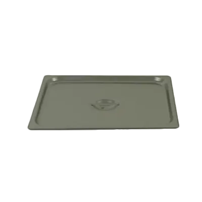 Thunder Group STPA5230C Steam Table Pan Cover, 2/3 Size, Solid With Handle, Reinforced Corners