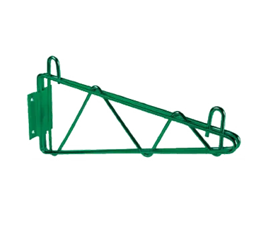 Thunder Group WBEP021 Green Epoxy Coated Wall Mount Shelving Bracket, 21" Deep