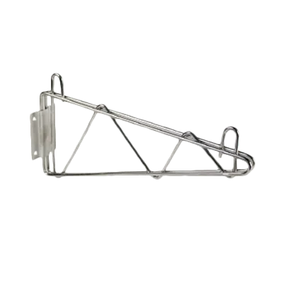 Thunder Group WBSV021 Chrome Plated Wall Mount Shelving Bracket, 21" Deep, Single