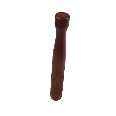 Thunder Group WDML008W Muddler, 8"L, Flat Head, Lacquered Wood