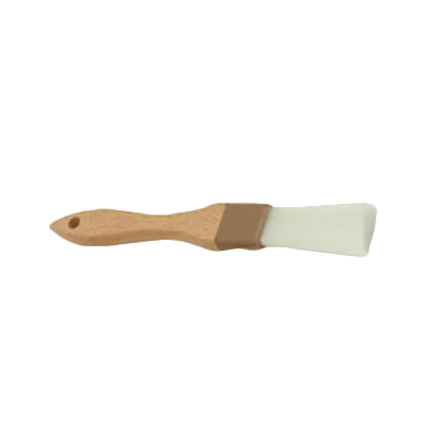 Thunder Group WDPB001N Pastry Brush, 1" Wide, Flat, Sterilized Nylon Bristles