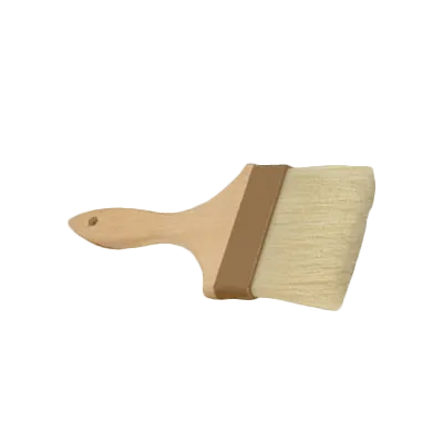 Thunder Group WDPB005 Pastry Brush, 4" Wide, Flat, Sterilized And Bleached
