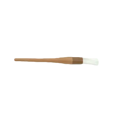 Thunder Group WDPB006N Pastry Brush, 1" Round, Sterilized Nylon Bristles, Bound By Brown Plastic Ferrule