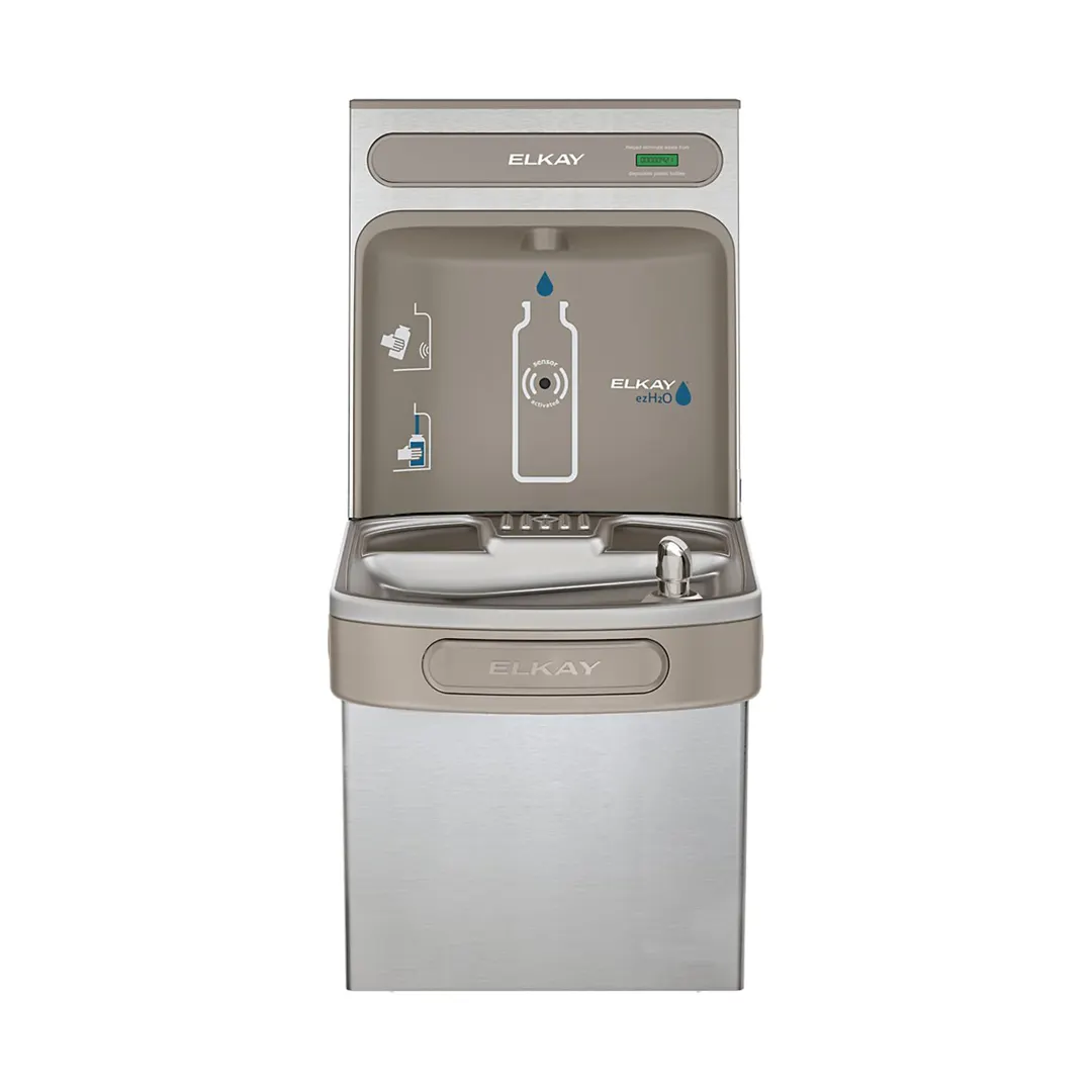 Elkay EZS8WSVRSK 19" Wall Mount ezH2O® Bottle Filler w/ ADA Vandal-Resistant Cooler - Stainless