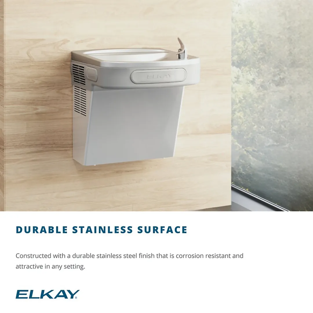 Elkay EZSG8S 19" Wall Mount ADA Cooler Non-filtered Refrigerated - Stainless / 8 GPH 