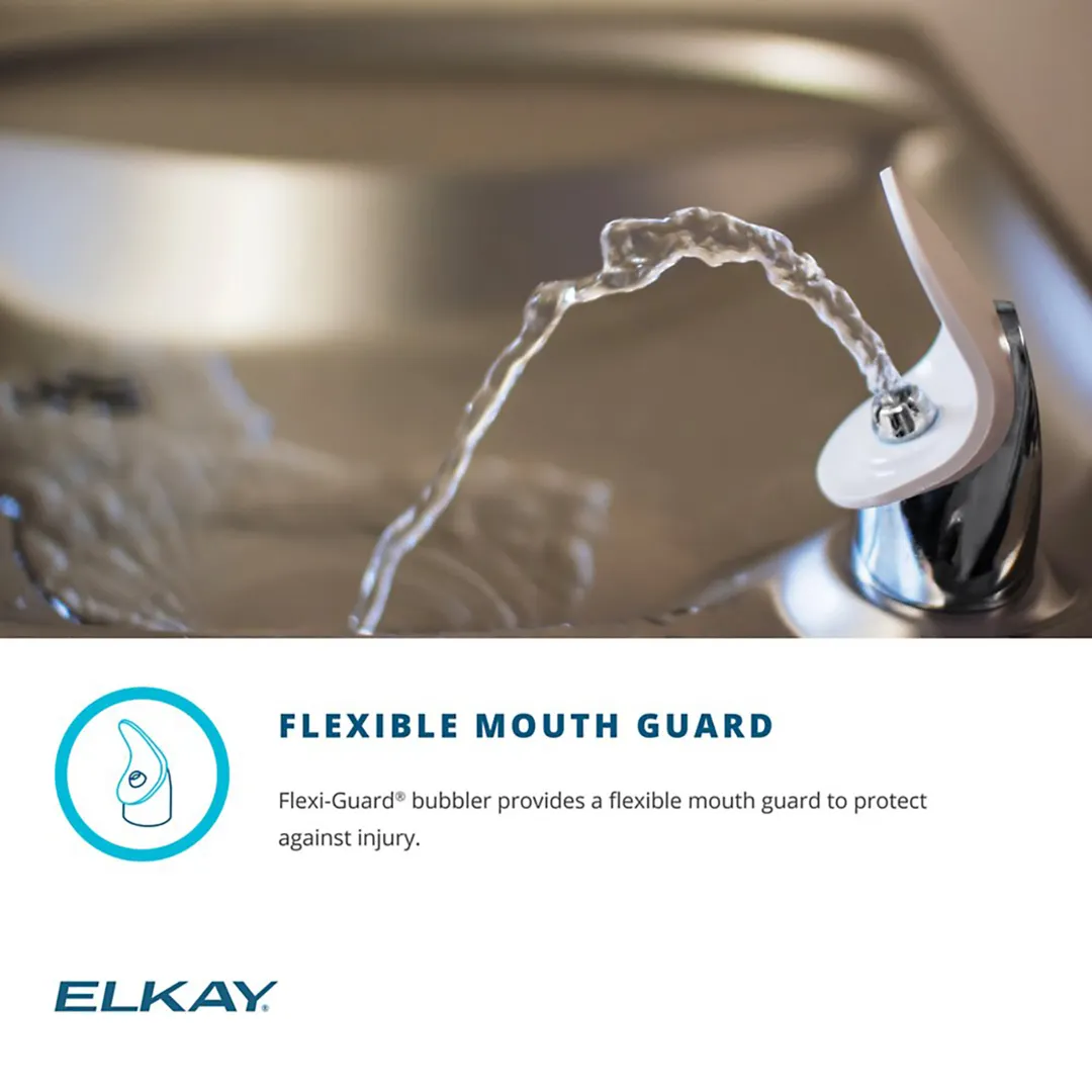 Elkay EZSG8S 19" Wall Mount ADA Cooler Non-filtered Refrigerated - Stainless / 8 GPH 